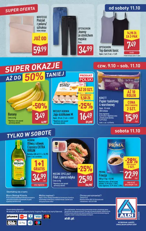 Aldi - gazetka promocyjna Przytulna sypialnia w super cenach! od soboty 11.10 do piątku 17.10 - strona 6