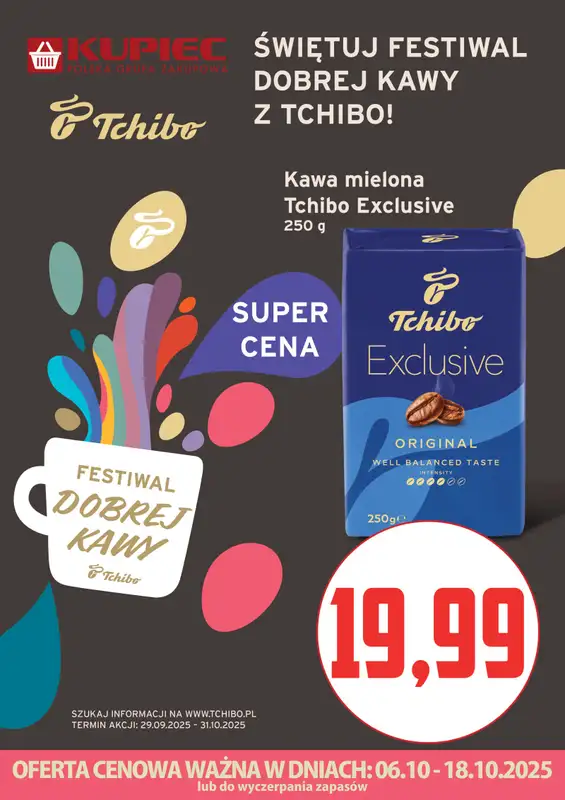 Kupiec - gazetka promocyjna Oferta plakatowa od poniedziałku 06.10 do soboty 18.10 - strona 4