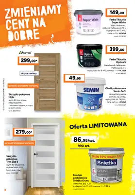 Bricoman - gazetka promocyjna Gazetka od poniedziałku 06.10 do niedzieli 26.10 - strona 2 Bricoman - gazetka promocyjna Gazetka od poniedziałku 06.10 do niedzieli 26.10 - strona 2