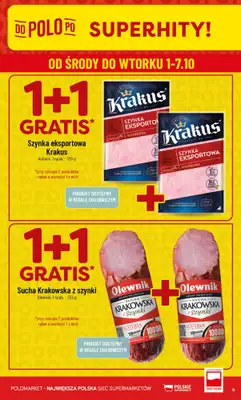 POLOmarket - gazetka promocyjna Gazetka od środy 01.10 do wtorku 07.10 - strona 9 POLOmarket - gazetka promocyjna Gazetka od środy 01.10 do wtorku 07.10 - strona 9