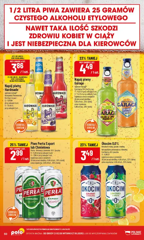 POLOmarket - gazetka promocyjna Gazetka od środy 01.10 do wtorku 07.10 - strona 50