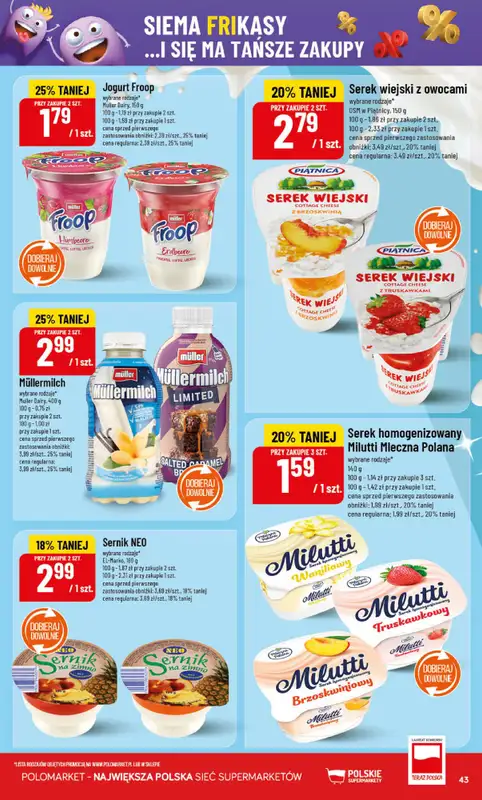 POLOmarket - gazetka promocyjna Gazetka od środy 01.10 do wtorku 07.10 - strona 43