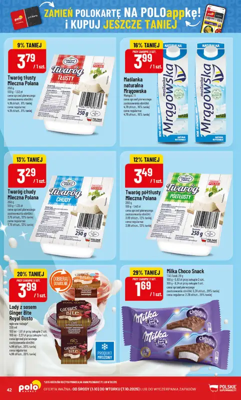 POLOmarket - gazetka promocyjna Gazetka od środy 01.10 do wtorku 07.10 - strona 42
