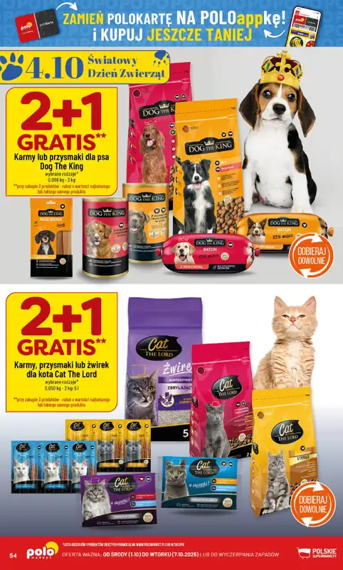POLOmarket - gazetka promocyjna Gazetka od środy 01.10 do wtorku 07.10 - strona 54