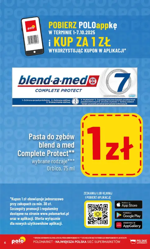 POLOmarket - gazetka promocyjna Gazetka od środy 01.10 do wtorku 07.10 - strona 6