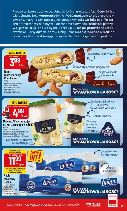 POLOmarket - gazetka promocyjna Gazetka od środy 01.10 do wtorku 07.10 - strona 65