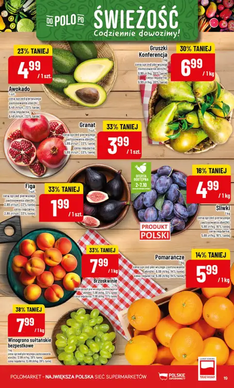 POLOmarket - gazetka promocyjna Gazetka od środy 01.10 do wtorku 07.10 - strona 19