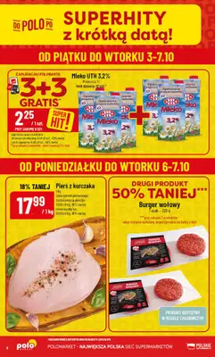 POLOmarket - gazetka promocyjna Gazetka od środy 01.10 do wtorku 07.10 - strona 4 POLOmarket - gazetka promocyjna Gazetka od środy 01.10 do wtorku 07.10 - strona 4