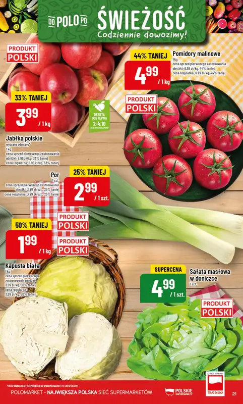 POLOmarket - gazetka promocyjna Gazetka od środy 01.10 do wtorku 07.10 - strona 21