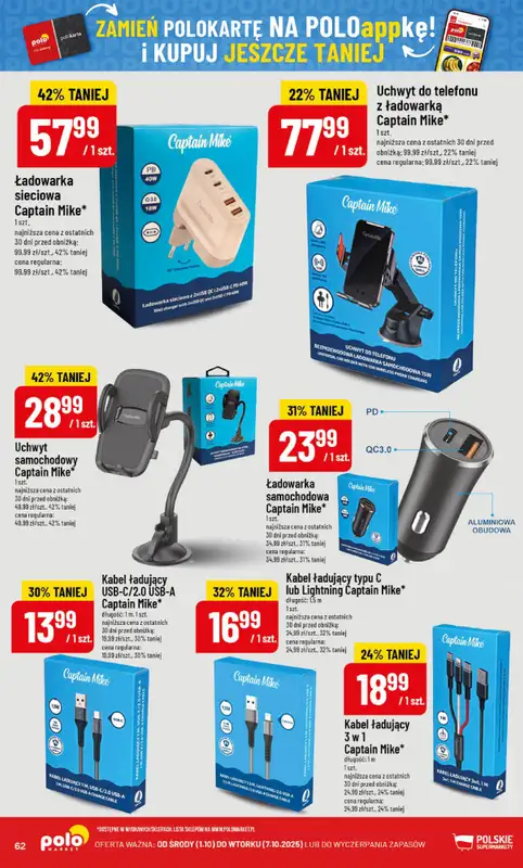 POLOmarket - gazetka promocyjna Gazetka od środy 01.10 do wtorku 07.10 - strona 62