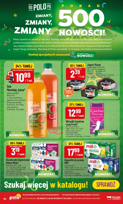 POLOmarket - gazetka promocyjna Gazetka od środy 01.10 do wtorku 07.10 - strona 66