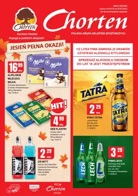 Chorten - gazetka promocyjna Gazetka Łódzkie Market od czwartku 09.10 do niedzieli 19.10 Chorten - gazetka promocyjna Gazetka Łódzkie Market od czwartku 09.10 do niedzieli 19.10
