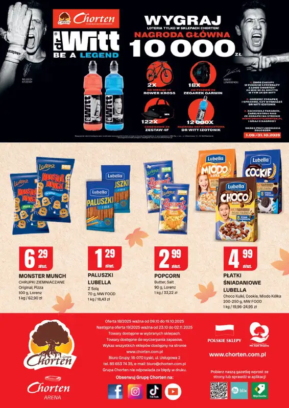 Chorten - gazetka promocyjna Gazetka Łódzkie Market od czwartku 09.10 do niedzieli 19.10 - strona 8