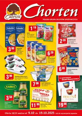 Chorten - gazetka promocyjna Gazetka Mazowsze Minimarket od czwartku 09.10 do niedzieli 19.10