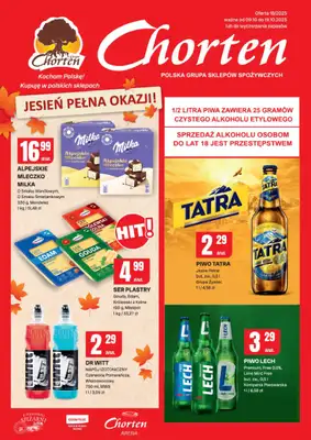Chorten - gazetka promocyjna Gazetka Radom Minimarket od czwartku 09.10 do niedzieli 19.10 Chorten - gazetka promocyjna Gazetka Radom Minimarket od czwartku 09.10 do niedzieli 19.10