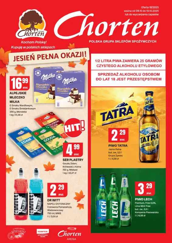Chorten - gazetka promocyjna Gazetka Podlaskie Minimarket  