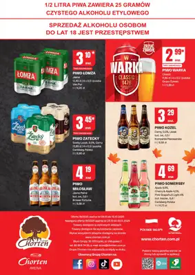 Chorten - gazetka promocyjna Gazetka Podlaskie Minimarket od czwartku 09.10 do niedzieli 19.10 - strona 4 Chorten - gazetka promocyjna Gazetka Podlaskie Minimarket od czwartku 09.10 do niedzieli 19.10 - strona 4