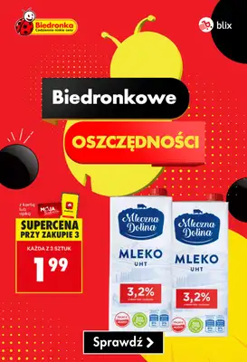 Biedronka - gazetka promocyjna Biedronkowe oszczędności od poniedziałku 06.10 do środy 08.10