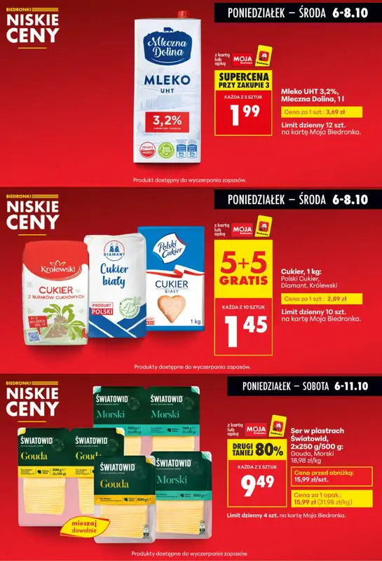 Biedronka - gazetka promocyjna Biedronkowe oszczędności od poniedziałku 06.10 do środy 08.10 - strona 2