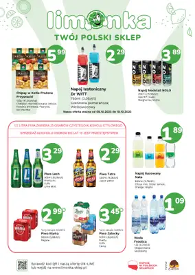 Limonka - gazetka promocyjna Plakaty promocyjne od czwartku 09.10 do niedzieli 19.10 - strona 2 Limonka - gazetka promocyjna Plakaty promocyjne od czwartku 09.10 do niedzieli 19.10 - strona 2