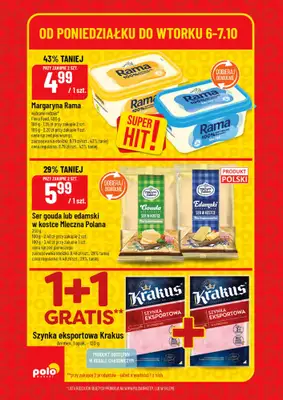 POLOmarket - gazetka promocyjna Super hity od poniedziałku 06.10 do wtorku 07.10 - strona 4 POLOmarket - gazetka promocyjna Super hity od poniedziałku 06.10 do wtorku 07.10 - strona 4