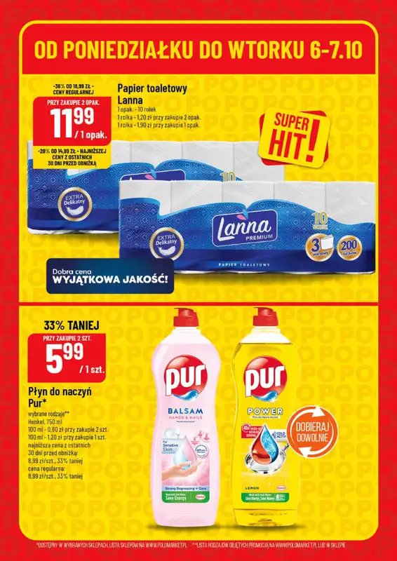 POLOmarket - gazetka promocyjna Super hity od poniedziałku 06.10 do wtorku 07.10 - strona 6