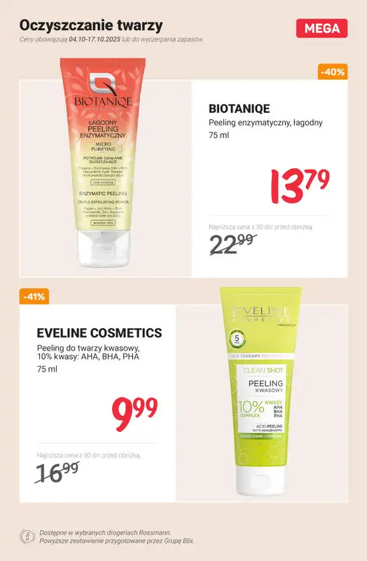 Rossmann - gazetka promocyjna Do -50% na pielęgnację od poniedziałku 06.10 do piątku 17.10 - strona 8