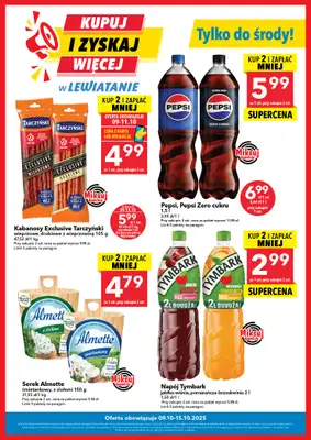 LEWIATAN - gazetka promocyjna Kupuj i zyskaj więcej  do środy 15.10