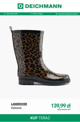 Deichmann - gazetka promocyjna Kalosze i gumowce damskie od poniedziałku 06.10  - strona 5 Deichmann - gazetka promocyjna Kalosze i gumowce damskie od poniedziałku 06.10  - strona 5