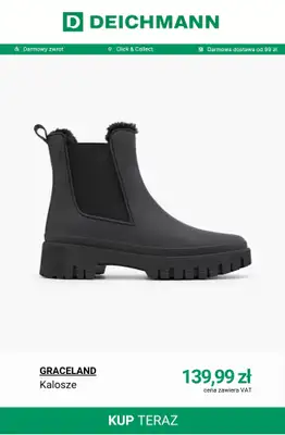 Deichmann - gazetka promocyjna Kalosze i gumowce damskie od poniedziałku 06.10  - strona 4 Deichmann - gazetka promocyjna Kalosze i gumowce damskie od poniedziałku 06.10  - strona 4