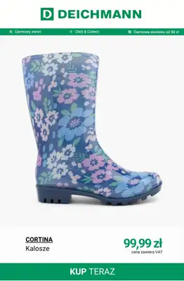 Deichmann - gazetka promocyjna Kalosze i gumowce damskie od poniedziałku 06.10  - strona 6 Deichmann - gazetka promocyjna Kalosze i gumowce damskie od poniedziałku 06.10  - strona 6