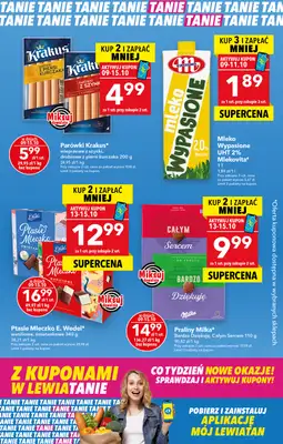 LEWIATAN - gazetka promocyjna Z kuponami w Lewiatanie  do środy 15.10