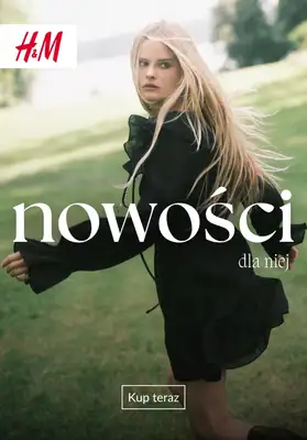 H&M - gazetka promocyjna NOWOŚCI dla niej od poniedziałku 06.10  H&M - gazetka promocyjna NOWOŚCI dla niej od poniedziałku 06.10