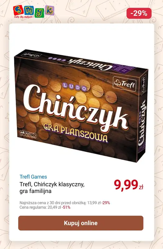 Smyk - gazetka promocyjna Do -55% na GRY PLANSZOWE od poniedziałku 06.10 do poniedziałku 20.10 - strona 8