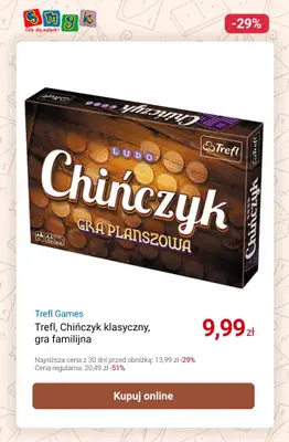 Smyk - gazetka promocyjna Do -55% na GRY PLANSZOWE od poniedziałku 06.10 do poniedziałku 20.10 - strona 8 Smyk - gazetka promocyjna Do -55% na GRY PLANSZOWE od poniedziałku 06.10 do poniedziałku 20.10 - strona 8