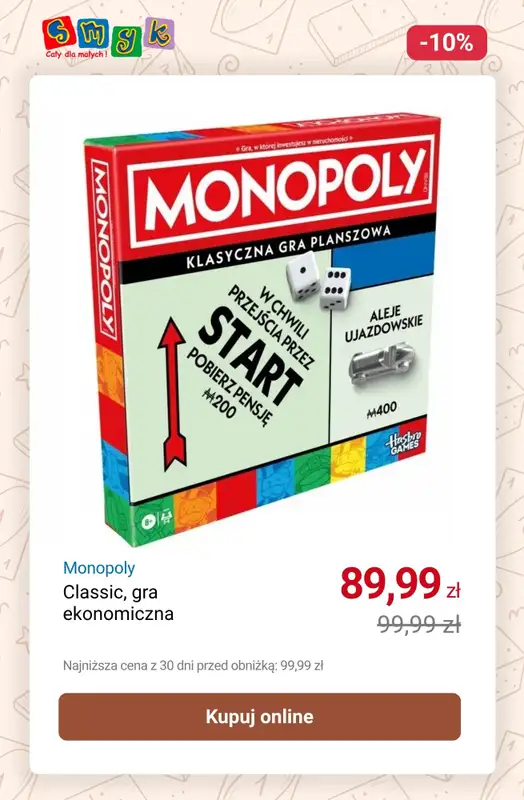 Smyk - gazetka promocyjna Do -55% na GRY PLANSZOWE od poniedziałku 06.10 do poniedziałku 20.10 - strona 6