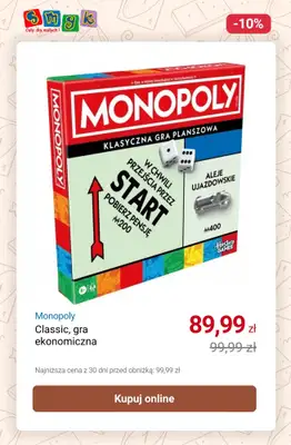 Smyk - gazetka promocyjna Do -55% na GRY PLANSZOWE od poniedziałku 06.10 do poniedziałku 20.10 - strona 6 Smyk - gazetka promocyjna Do -55% na GRY PLANSZOWE od poniedziałku 06.10 do poniedziałku 20.10 - strona 6