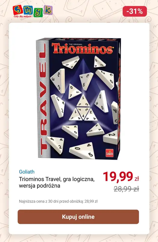 Smyk - gazetka promocyjna Do -55% na GRY PLANSZOWE od poniedziałku 06.10 do poniedziałku 20.10 - strona 10