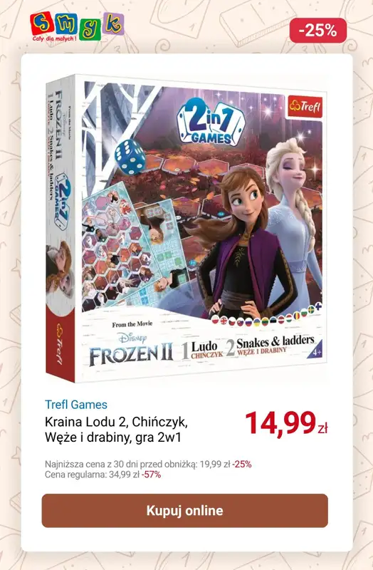 Smyk - gazetka promocyjna Do -55% na GRY PLANSZOWE od poniedziałku 06.10 do poniedziałku 20.10 - strona 14