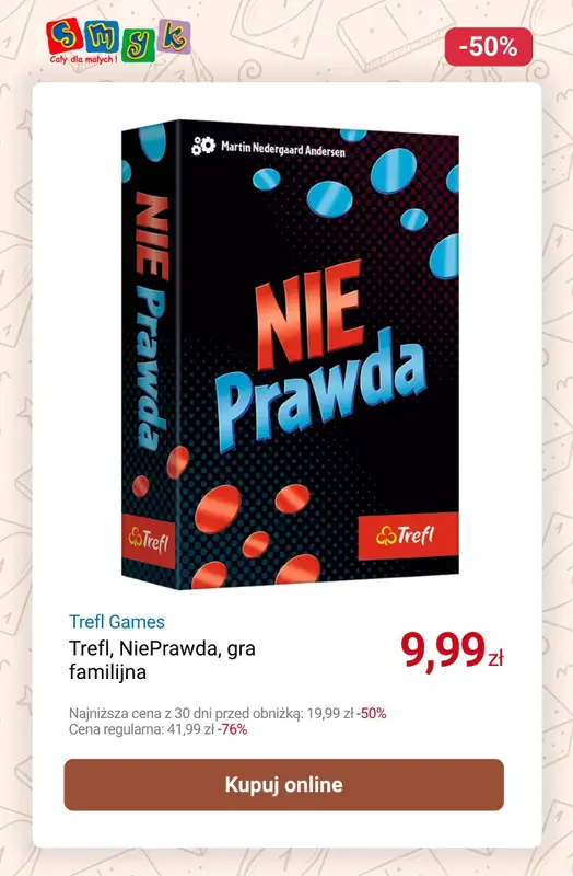 Smyk - gazetka promocyjna Do -55% na GRY PLANSZOWE od poniedziałku 06.10 do poniedziałku 20.10 - strona 11