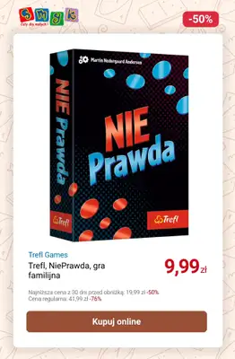 Smyk - gazetka promocyjna Do -55% na GRY PLANSZOWE od poniedziałku 06.10 do poniedziałku 20.10 - strona 11 Smyk - gazetka promocyjna Do -55% na GRY PLANSZOWE od poniedziałku 06.10 do poniedziałku 20.10 - strona 11