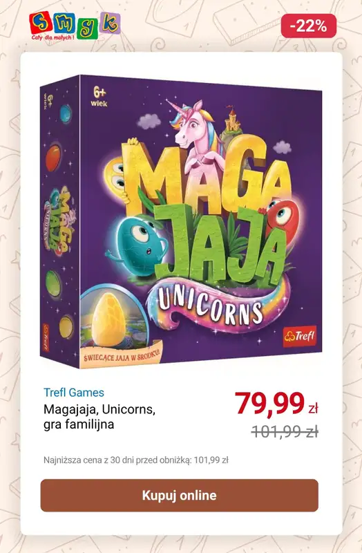 Smyk - gazetka promocyjna Do -55% na GRY PLANSZOWE od poniedziałku 06.10 do poniedziałku 20.10 - strona 12