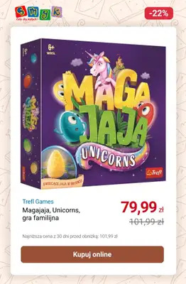 Smyk - gazetka promocyjna Do -55% na GRY PLANSZOWE od poniedziałku 06.10 do poniedziałku 20.10 - strona 12 Smyk - gazetka promocyjna Do -55% na GRY PLANSZOWE od poniedziałku 06.10 do poniedziałku 20.10 - strona 12