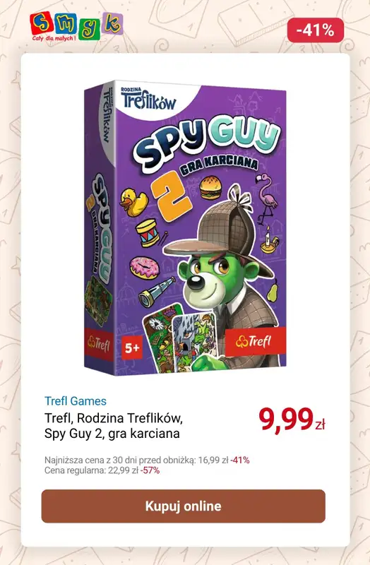 Smyk - gazetka promocyjna Do -55% na GRY PLANSZOWE od poniedziałku 06.10 do poniedziałku 20.10 - strona 3