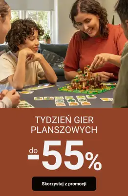 Smyk - gazetka promocyjna Do -55% na GRY PLANSZOWE od poniedziałku 06.10 do poniedziałku 20.10 Smyk - gazetka promocyjna Do -55% na GRY PLANSZOWE od poniedziałku 06.10 do poniedziałku 20.10