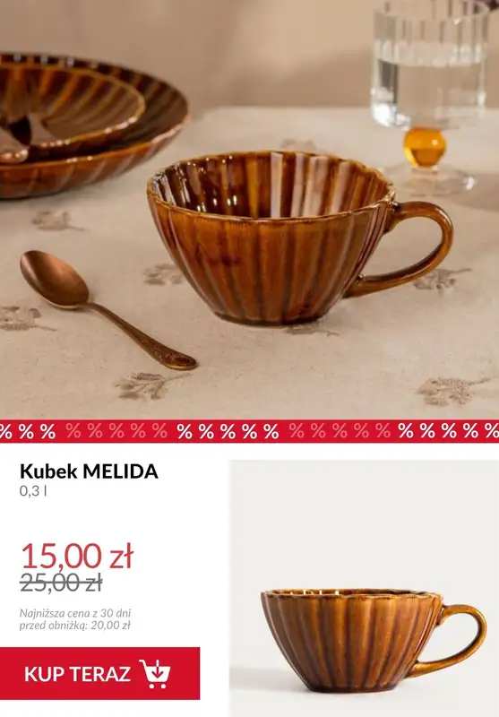 Homla - gazetka promocyjna Kubki na jesienną herbatę od poniedziałku 06.10  - strona 3