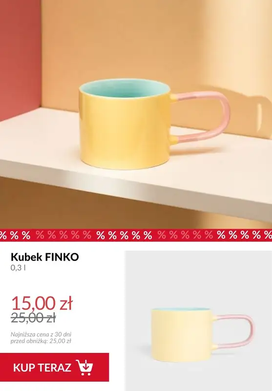 Homla - gazetka promocyjna Kubki na jesienną herbatę od poniedziałku 06.10  - strona 9