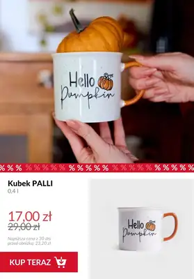 Homla - gazetka promocyjna Kubki na jesienną herbatę od poniedziałku 06.10  - strona 5 Homla - gazetka promocyjna Kubki na jesienną herbatę od poniedziałku 06.10  - strona 5