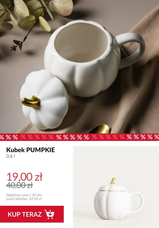 Homla - gazetka promocyjna Kubki na jesienną herbatę od poniedziałku 06.10  - strona 7