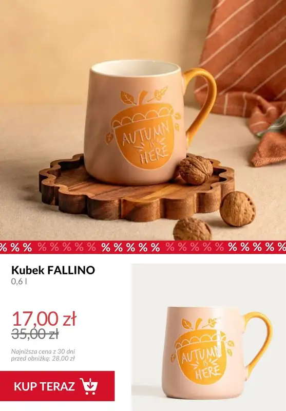 Homla - gazetka promocyjna Kubki na jesienną herbatę od poniedziałku 06.10  - strona 4